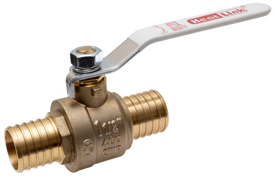1-1/2" PEX insert ball valve