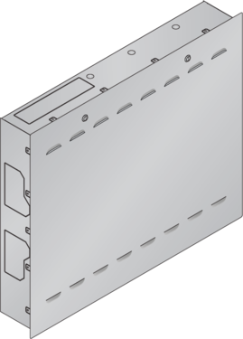 recessed manifold housing