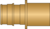 Graphic of 3/4" PEX F1960 × 3/4" M/Sweat No Lead Brass Adapter