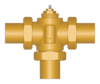 Graphic Of Compact 3-way Mixing Valve