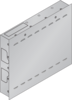 recessed manifold housing