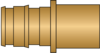 Graphic of 1/2" PEX F1960 × 1/2" M/Sweat No Lead Brass Adapter