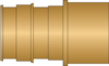 Graphic of 2" PEX F1960 × 2" M/Sweat No Lead Brass Adapter