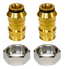 Pair of manifold connecters
